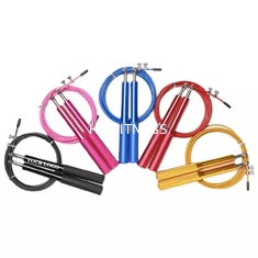 Logo Training Fintness Accessories Aluminum feito sob encomenda por atacado salta a corda de salto plástica da corda
