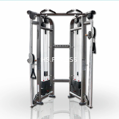 Equipamento de ginástica com cabos internos de dupla polea reguladora