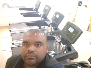 Do declive comercial ajustável da escada rolante do Gym do botão de baixo nível de ruído dobrável