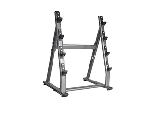 4 pares tornam mais pesado o suporte do Barbell da cremalheira do banco três camadas de pulverização eletrostática