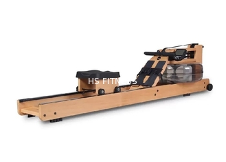 Cardio- máquina de enfileiramento comercial de madeira de luxe do remador da água