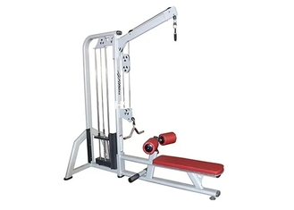 Máquina estando livre do Pulldown do Lat do equipamento interno do Gym do exercício HS com fileira assentada
