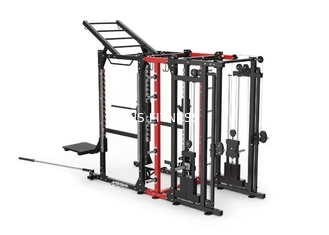 Multi equipamento combinado do Gym da estação, máquina comercial do cabo da cremalheira do poder