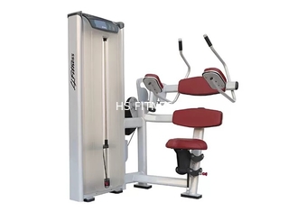 Coxins pretos vermelhos da máquina abdominal resistente da trituração