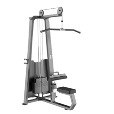 O Lat de aço completo da pilha do peso puxa para baixo o equipamento para o body building