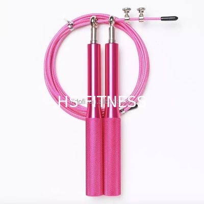 Logo Training Fintness Accessories Aluminum feito sob encomenda por atacado salta a corda de salto plástica da corda