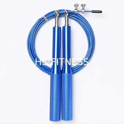 Logo Training Fintness Accessories Aluminum feito sob encomenda por atacado salta a corda de salto plástica da corda