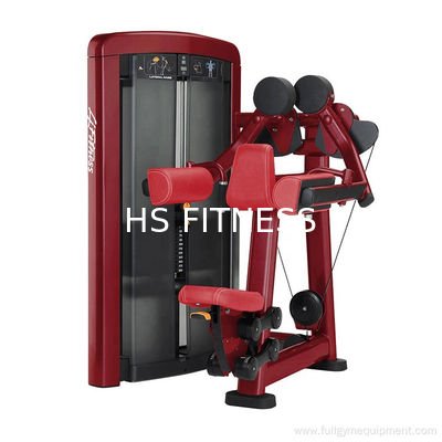 Equipamento de ginástica de cor vermelha Máquina de exercícios de elevação lateral