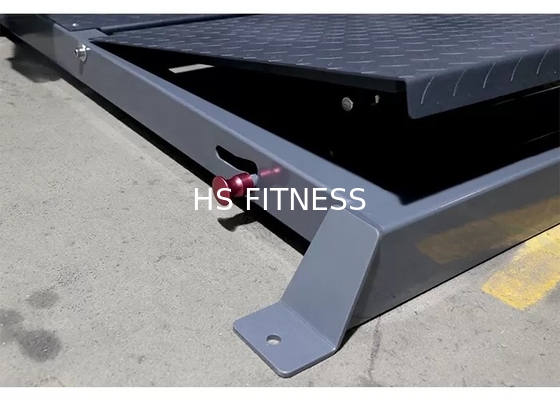 equipamento do Gym da força do martelo 300kg, máquina carregada de prata da placa preta