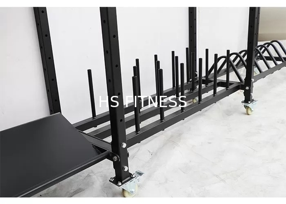 A placa do peso do preto Q235 da cremalheira do banco de peso do Gym carregou Kettlebell