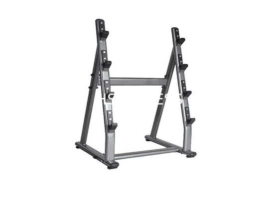 4 pares tornam mais pesado o suporte do Barbell da cremalheira do banco três camadas de pulverização eletrostática