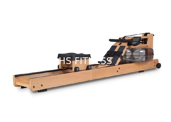 Cardio- máquina de enfileiramento comercial de madeira de luxe do remador da água