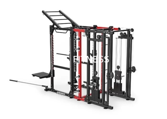Multi equipamento combinado do Gym da estação, máquina comercial do cabo da cremalheira do poder