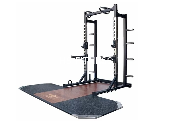 Cremalheira ajustável da ocupa da multi estação de aço do equipamento do Gym com plataforma do halterofilismo