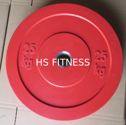 Placas abundantes olímpicas do peso dos acessórios coloridos da aptidão do Gym