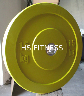 Placas abundantes olímpicas do peso dos acessórios coloridos da aptidão do Gym