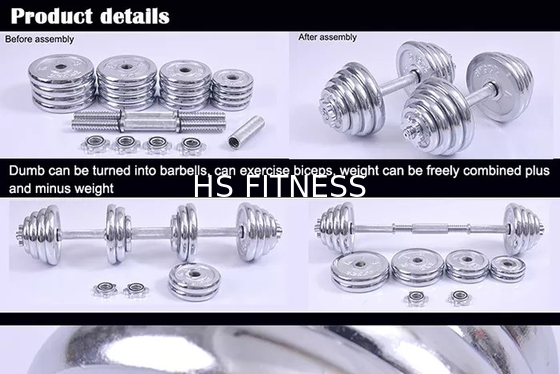 Peso galvanizado ajustável dos acessórios de aço do exercício do Gym