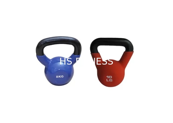 Instrutor transversal Colorful Rubber Kettlebell para o Gym comercial