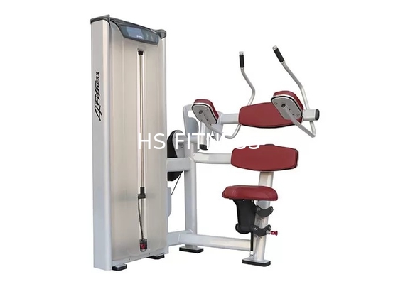 Coxins pretos vermelhos da máquina abdominal resistente da trituração