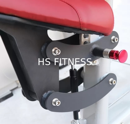 Coxins pretos vermelhos da máquina abdominal resistente da trituração