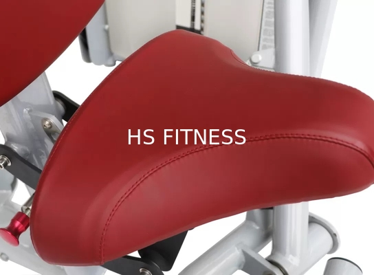 Coxins pretos vermelhos da máquina abdominal resistente da trituração