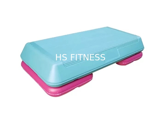Placa aeróbia ajustável da etapa de Platorm dos acessórios do exercício do Gym do OEM com 2 camadas