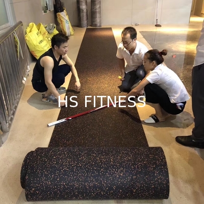 Os acessórios da aptidão do Gym do OEM chocam o revestimento de borracha de absorção da redução de ruído